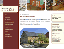 Tablet Screenshot of hummelstube.de